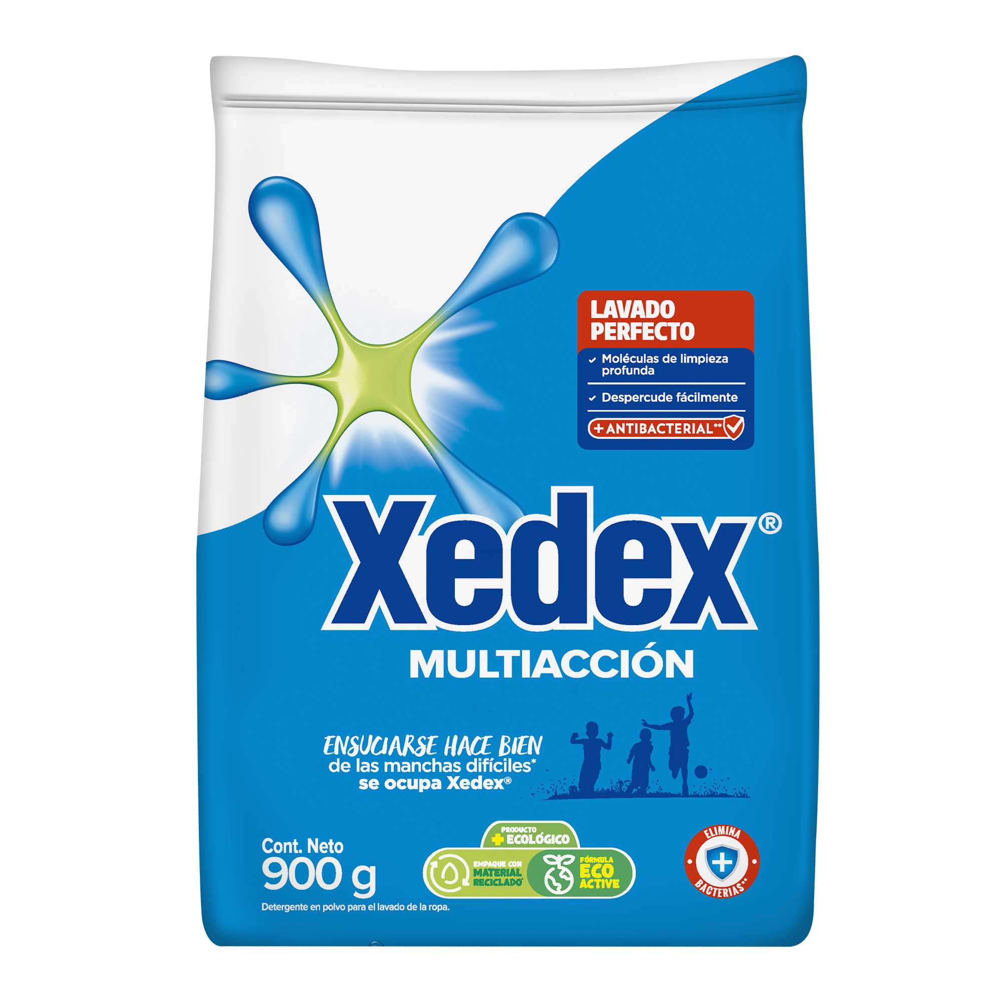 DETERGENTE XEDEX EN POLVO MULTIACCIÓN 900g