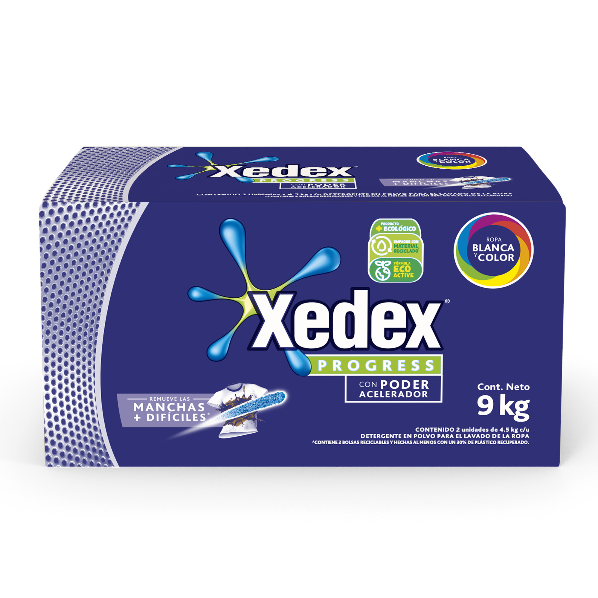 DETERGENTE XEDEX EN PROGRESS MULTIACCIÓN